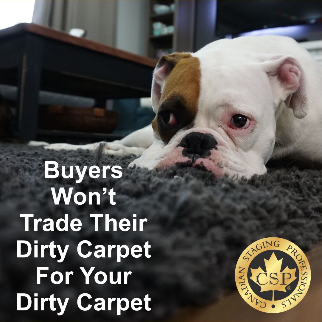 buyers want clean carpets or no carpets 